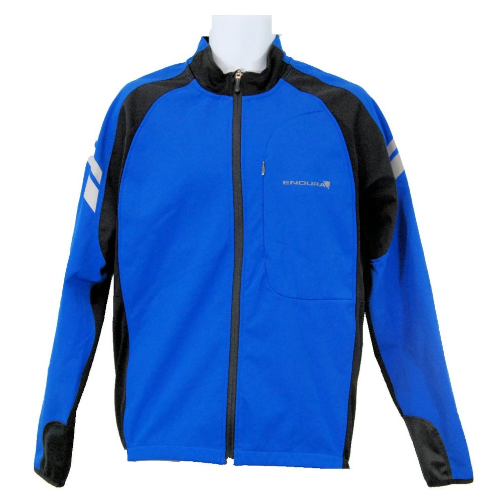 Endura Men's Softshell Reflective Cycling Full Zip Jacket